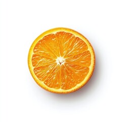 Orange slice, vibrant citrus fruit
