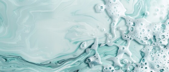 blue water splash on  background