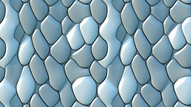 Blue Snakeskin Tile Loopable Animation Background