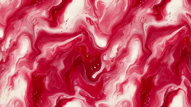 Red Lava Marble Texture Looped Animation Background