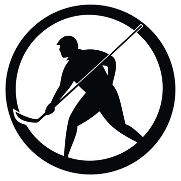 recommend clip art: Silhouette of a Person Using a Hoe Gardening Icon
