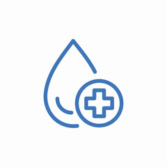 add enriched water icon sign vector