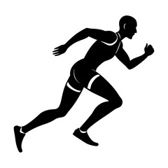 Runner Silhouette vector illustration