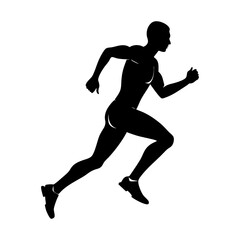 Runner Silhouette vector illustration