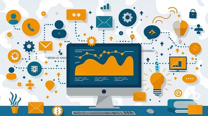 Digital marketing experts focusing content creation and SEM optimization using audit results to refine their strategies and achieve KPI's