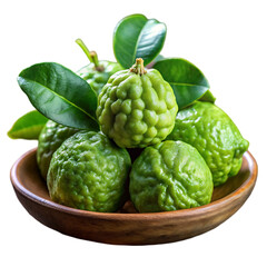 Obraz premium Fresh Kaffir Lime: Aromatic Citrus Fruit Images & Pictures