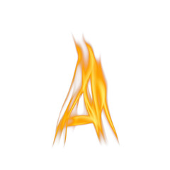 Fire Subtle Flame Letter A Overlay - Realistic Burning Text Effect for Dramatic Designs. Perfect for Action, Sports and Bold Branding Projects. High-Quality Transparent PNG for Dynamic Digital Art.