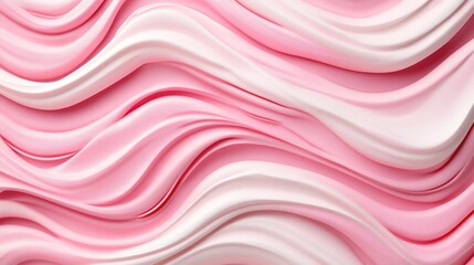 Fototapeta premium Abstract swirls of pink and white blended textures.