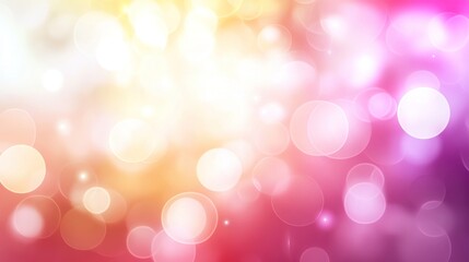 Fototapeta premium Abstract, vibrant, colorful bokeh background image.