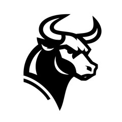 Bull Head logo Icon Symbol