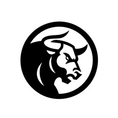 Bull Head logo Icon Symbol