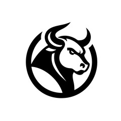 Bull Head logo Icon Symbol