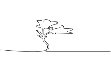 Spring Bouquet Flower Lily of the Valley in One Continuous Line Drawing. Minimalist Linear May bells. Vector Illustration For design, wedding invitations. Hand Drawn Monoline. Editable stroke