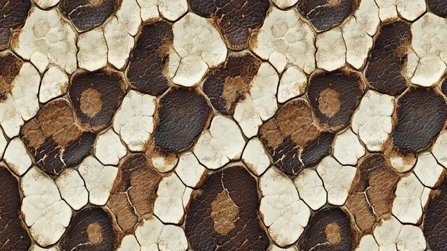 Snakeskin Tile Texture Loopable Animation Background