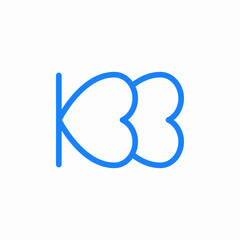 double heart icon sign vector