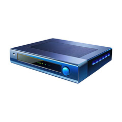 Fototapeta premium Sleek and Modern Entertainment Device in Stylish Blue Design with Advanced Features