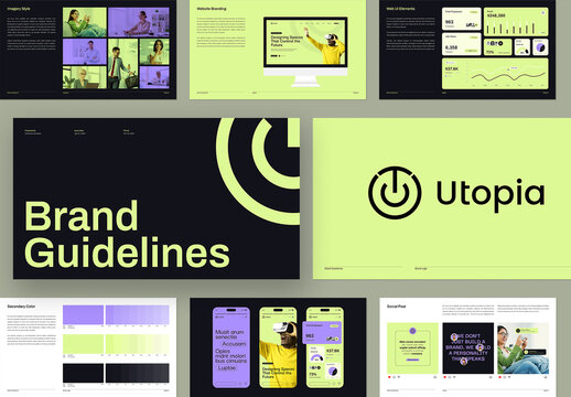 Brand Identity Guidelines Presentation Layout
