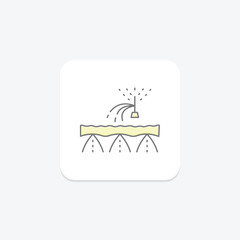 Irrigated Land, vector, pixel perfect, illustrator file