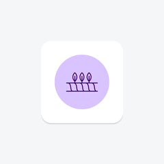 Flat Crop Field, vector, pixel perfect, illustrator file