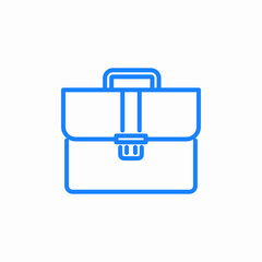 briefcase portfolio icon sign vector