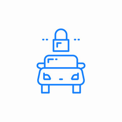 car safety icon sign vector