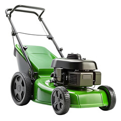 Powerful Green Petrol Lawnmower for Efficient Gardening