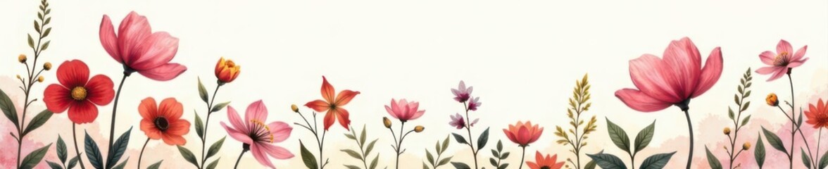 Elegant golden line art botanicals with watercolor wash, nature, graphic