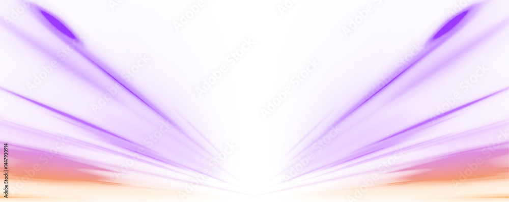 Poster abstract neon light rays background. a colorful motion background of city light trails. vector png.