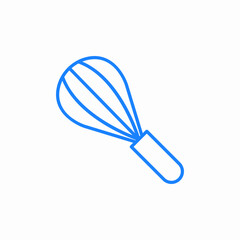 kitchen whisk icon sign vector