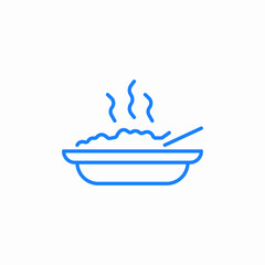 meal dish icon sign vector