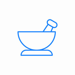 mixing bowl icon sign vector