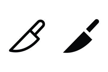 Knife icon. for mobile concept and web design. vector illustration