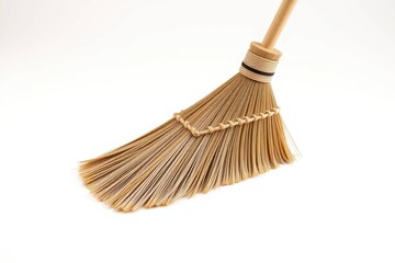 Natural Fiber Broom: Rustic Charm, Simple Design