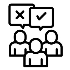 Customer Feedback  Icon Element For Design	