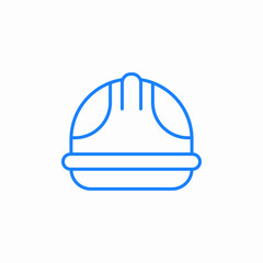 construction helmet icon sign vector