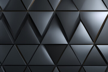 Obraz premium Textured Semigloss Wall Background With Triangular Tiles Ideal for Modern Design Mockups and Stylish Interior Decoration Concepts