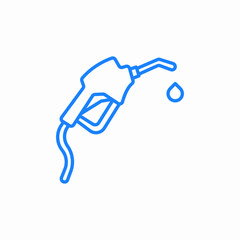 fuel nozzle icon sign vector