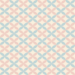 geometric seamless pastel soft pattern vector