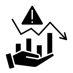 Financial Crisis  Icon Element For Design	