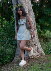 Young Thai Girl in the Thai Countryside 