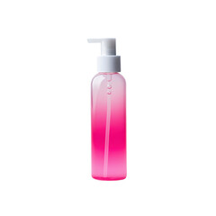 Pink Gradient Lotion Bottle with Pump Dispenser