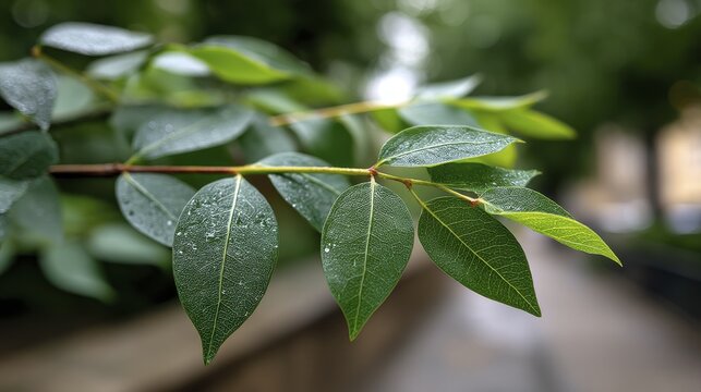 Professional online meeting background featuring lush greenery High-quality image, perfect for a clean and inviting virtual workspace - life greenery eco-friendly relaxing