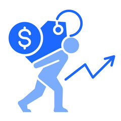 Pricing Challenges  Icon Element For Design	