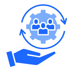 Change Management  Icon Element For Design	