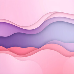 보라핑크물결그라데이션배경