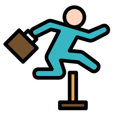 Obstacles  Icon Element For Design	