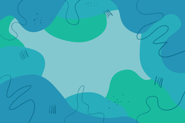 Abstract, modern, colorful, blue, mint, tuqruoise background or wallpaper for presentations etc. 