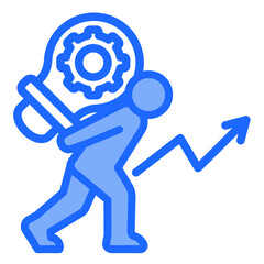 Fototapeta premium Innovation Struggle Icon Element For Design 