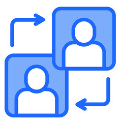 Employee Turnover  Icon Element For Design	