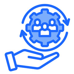 Change Management  Icon Element For Design	